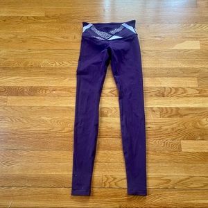 Lululemon Purple Mid Rise Legging